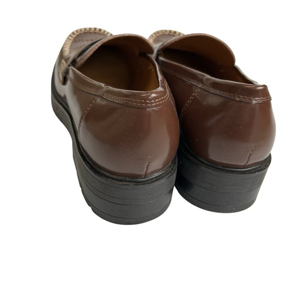 Nine West Women's 9M Kipla3 Casual Loafer Medium Brown 210 Stylish Round Toe NEW - Picture 14 of 16